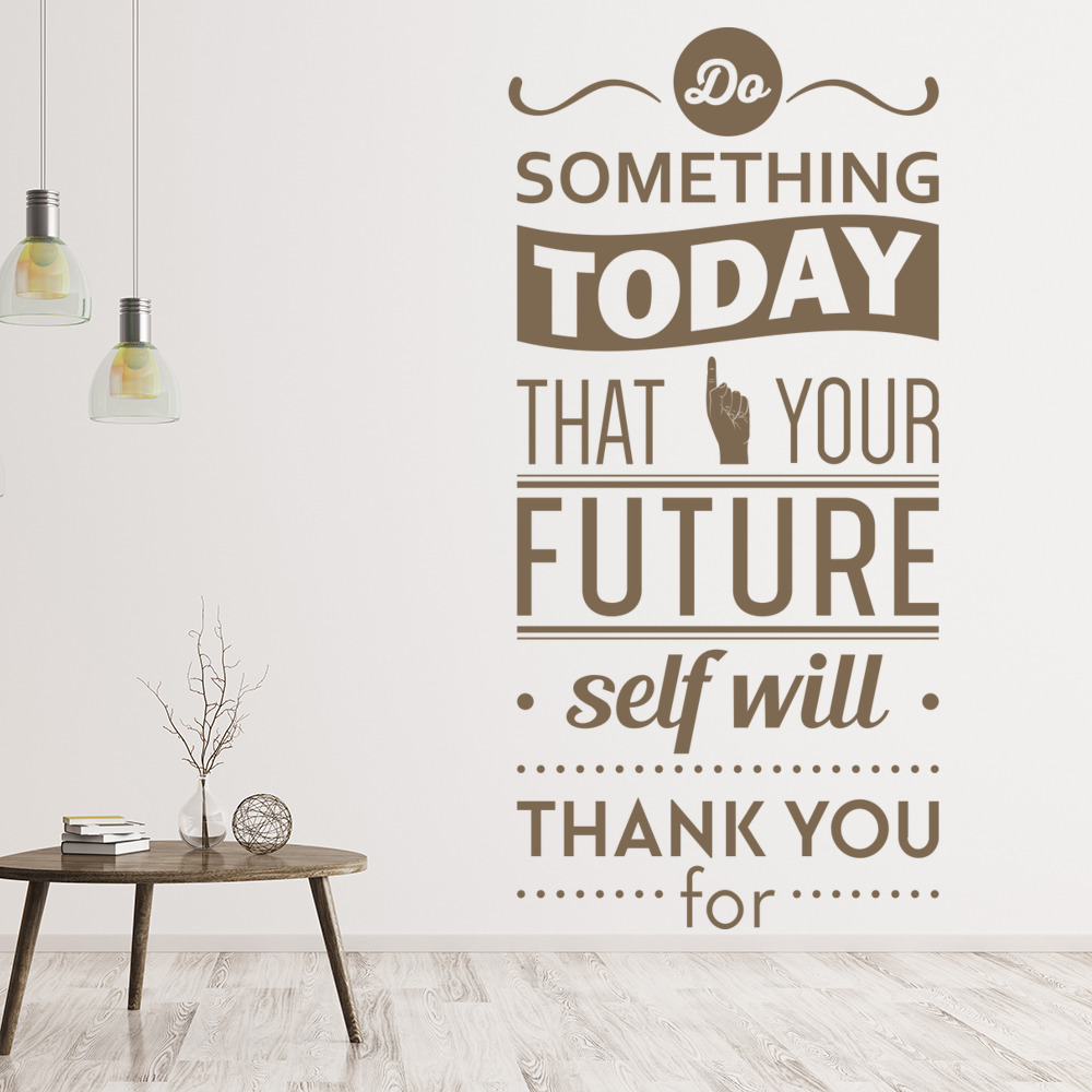 Do Something Today Inspirational Quote Wall Sticker | Icon Wall Stickers